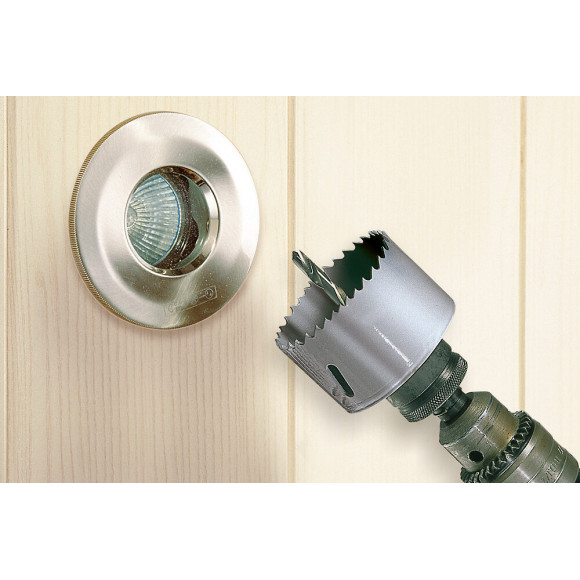 Coffret de 6 trépans D.40 à 86mm avec 2 forets