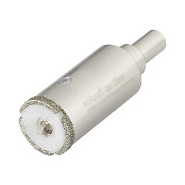 Trépan diamant D.25mm avec foret centrage Ceramic