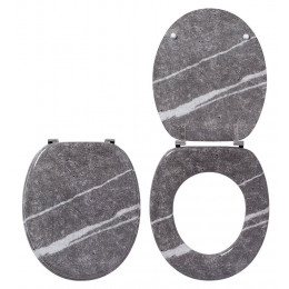 Abattant trendy line effet marbre