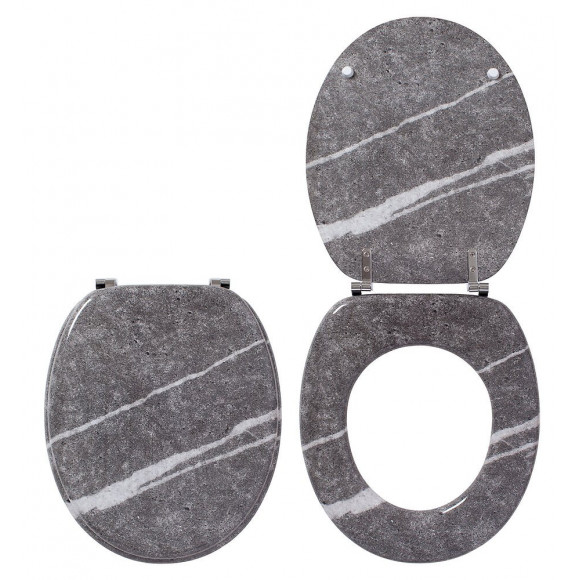 Abattant trendy line effet marbre