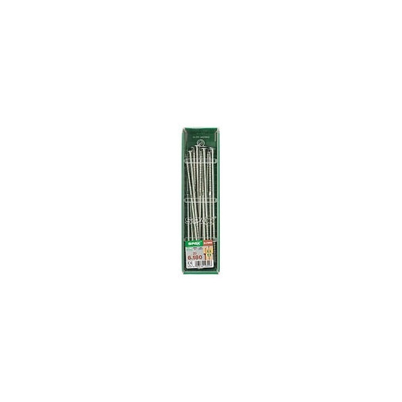 Lot De 20 Vis Acier Tête Fraisée Bombée Torx Spax, Diam.6 Mm X L.180 Mm