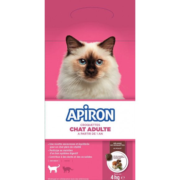 Croquettes au poulet, au foie et aux légumes 4kg APIRON