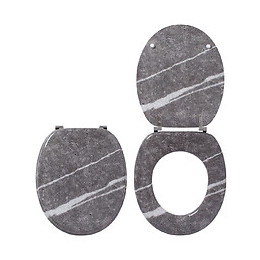 Abattant trendy line effet marbre