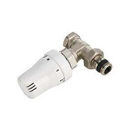 Robinet de radiateur thermostatique droit 12x17mm