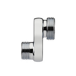 Lot de 2 raccords excentrés longueur 25mm mâle-mâle 1/2  - 3/4