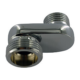 Lot de 2 raccords excentrés longueur 25mm mâle-mâle 1/2  - 3/4