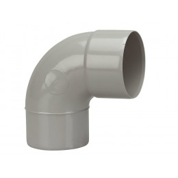 Coude gouttière PVC MF 87°30 DN80 couleur gris clair