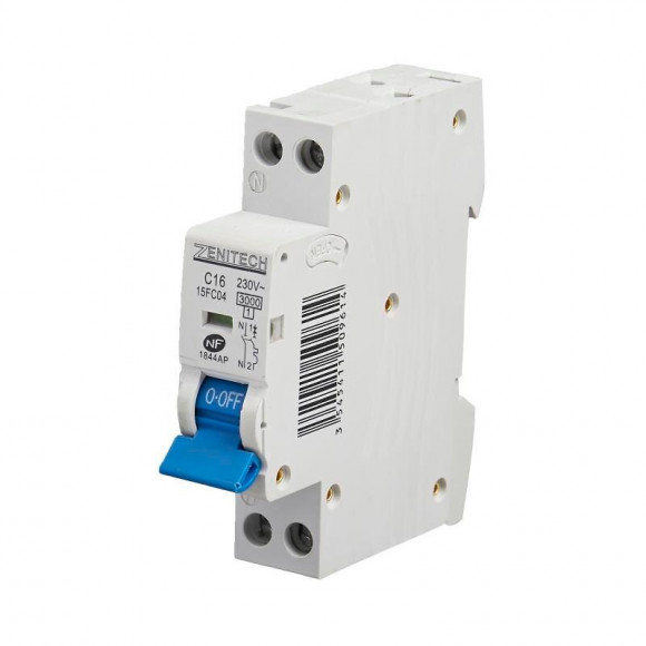 Disjoncteur phase sans neutre 16A