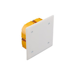 Boite derivation encastrée cl seche +couvercle 100x100x40 ORANGE