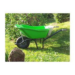 Brouette verte roue gonflée HAEMMERLIN Pick Up 110