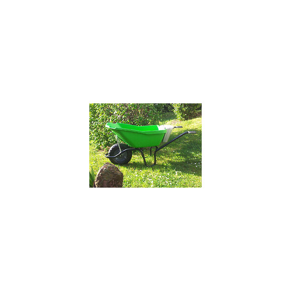 Brouette verte roue gonflée HAEMMERLIN Pick Up 110