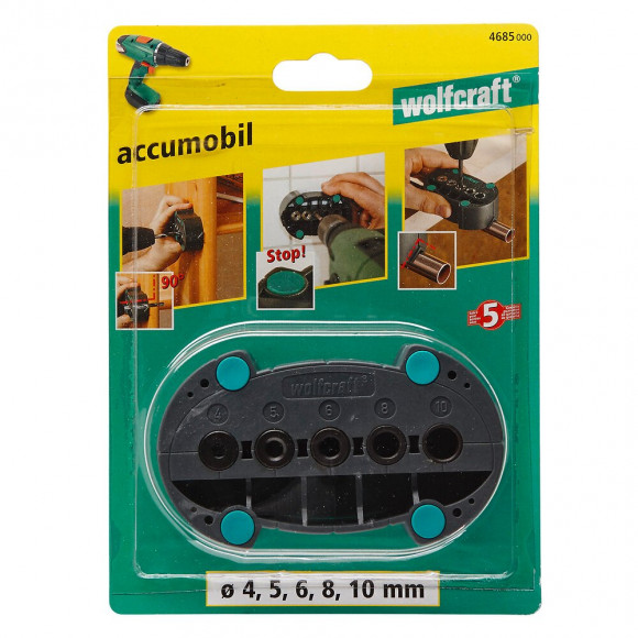 Guide de perçage droit D.4 à 10mm Accumobil