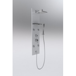 Colonne de douche blanche 125x18cm