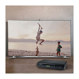 Décodeur TNT Zapbox EH-D3 HEVC double tuner - noir