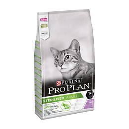 Croquettes chat stérilisé PRO PLAN - riche en Dinde - 10kg