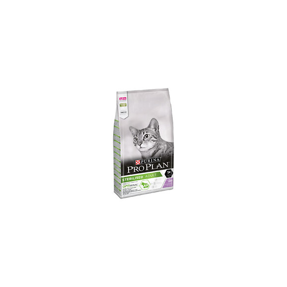 Croquettes chat stérilisé PRO PLAN - riche en Dinde - 10kg