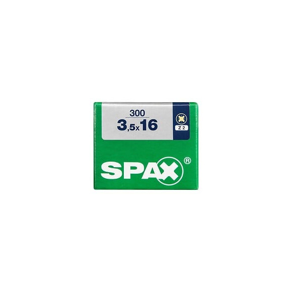 Lot De 300 Vis Acier Tête Fraisée Pozidriv Spax, Diam.3.5 Mm X L.16 Mm