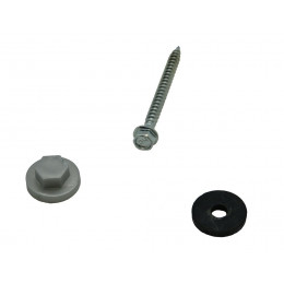 Kit de 50 fixations pour profil vissable 16mm aluminium