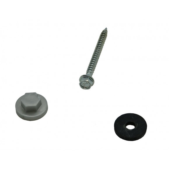 Kit de 50 fixations pour profil vissable 16mm aluminium
