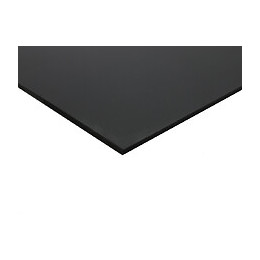 Panneau fibre noir 5mm 80x60cm