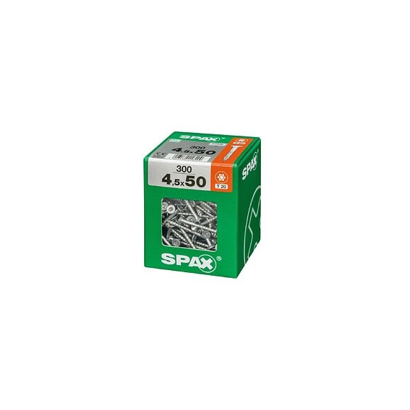 Lot De 300 Vis Acier Tête Fraisée Torx Spax, Diam.4.5 Mm X L.50 Mm
