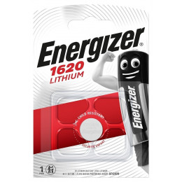 Pile bouton Energizer Lithium 1620, pack de 1