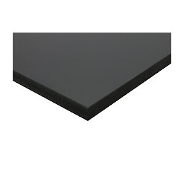 Panneau fibre noir 15mm 80x40cm