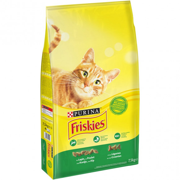 Croquettes chat adulte - Poulet/Lapin/Légumes - 7.5kg