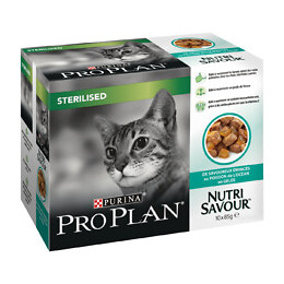 Sachet repas chat Sterilised - en gelée - 10x85g