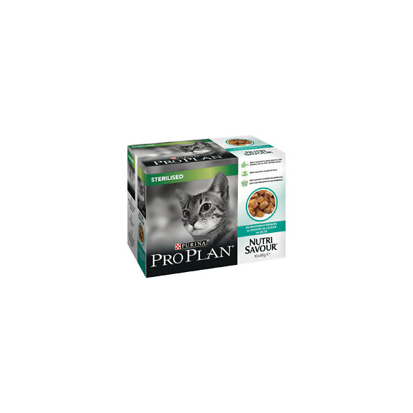 Sachet repas chat Sterilised - en gelée - 10x85g