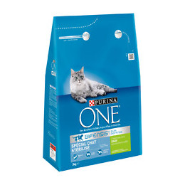 Croquettes chat stérilisé - Dinde et Blé - 3kg
