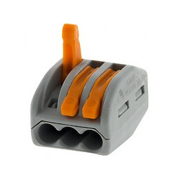 Lot de 50 bornes automatiques 3 entrées à cliquet S222