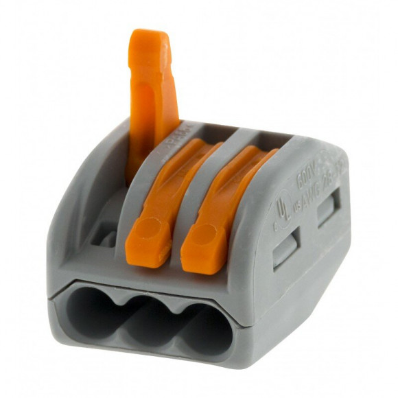 Lot de 50 bornes automatiques 3 entrées à cliquet S222