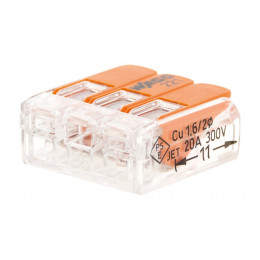 Lot de 40 mini bornes automatiques 3 entrées à cliquet S221