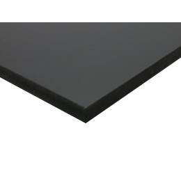 Panneau fibre noir 15mm 80x60cm