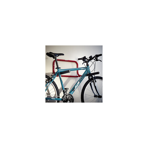 Support-vélos mural pour 2 vélos rabattable