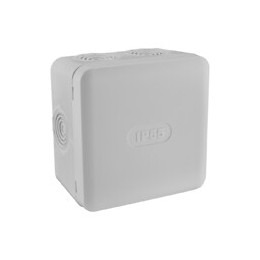 Boîte de dérivation en saillie étanche l.80xH.80xP.45mm