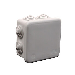 Boîte de dérivation en saillie étanche l.80xH.80xP.45mm