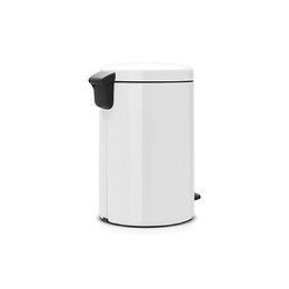 Poubelle de cuisine ronde à pédale NewIcon 20L White