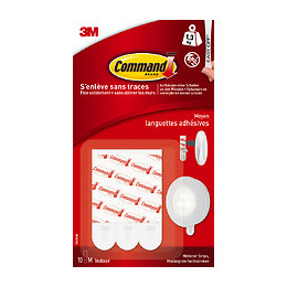 Languettes Enlevables Standard Blanc Moyen Modèle