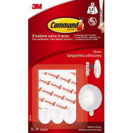 Languettes Enlevables Standard Blanc Moyen Modèle