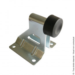Butée de portail coulissant - à visser - zingué