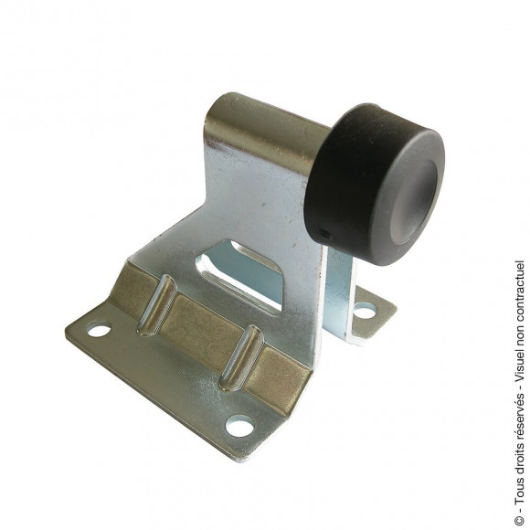 Butée de portail coulissant - à visser - zingué