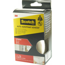 Rouleau Agrippant Adhésif intérieur Blanc 1.5mx19mm