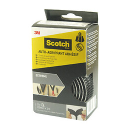 Rouleau Agrippant Adhésif extrême Noir 1mx25mm