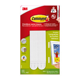 Languette de Fixation Tableau Blanc Grand Modèle