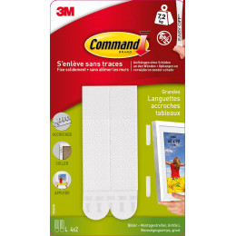 Languette de Fixation Tableau Blanc Grand Modèle
