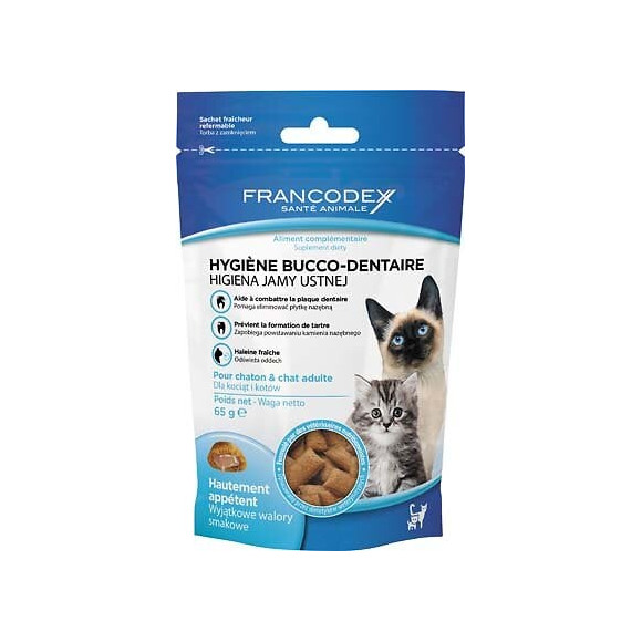 FRIANDISE BUCCO DENTAIRE POUR CHAT 60 G