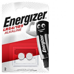 Pile bouton alcaline Energizer LR54/189, pack de 2