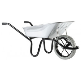 Brouette Aktiv Premium Galva 90L avec roue increvable HAEMMERLIN